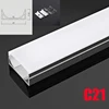 C21 5 Sets 50cm U Shape LED Aluminum Channel System With Diffuse Cover End Caps Aluminum Profile for LED Strip Lights ► Photo 1/3