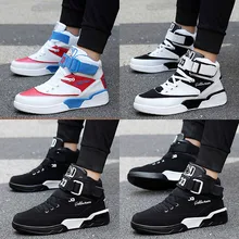 Модные мужские дышащие высокие кроссовки, Нескользящие износостойкие баскетбольные кроссовки, спортивная обувь, мужские баскетбольные кроссовки#20