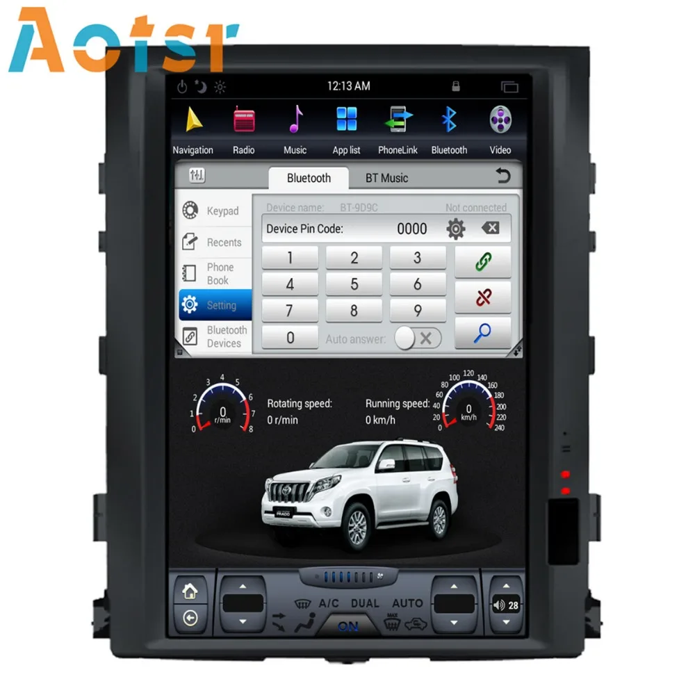 Excellent 16" Tesla style Android 7.1 Car GPS Navigation Multimedia Player for TOYOTA LAND CRUISER LC200 2008-2015 Radio autostereo no dvd 1 Excellent 16" Tesla style Android 7.1 Car GPS Navigation Multimedia Player for TOYOTA LAND CRUISER LC200 2008-2015 Radio autostereo no dvd 1
