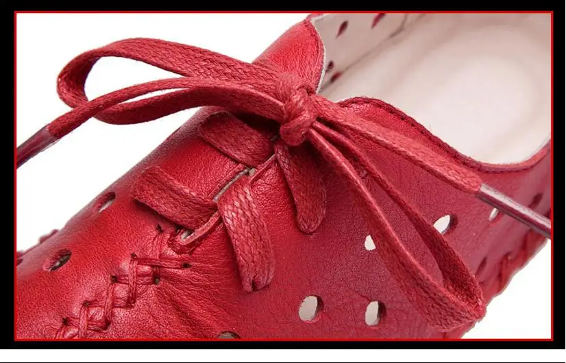 Г., новые модные летние туфли из натуральной кожи женская обувь женские туфли на плоской подошве, удобная обувь ручной работы для беременных