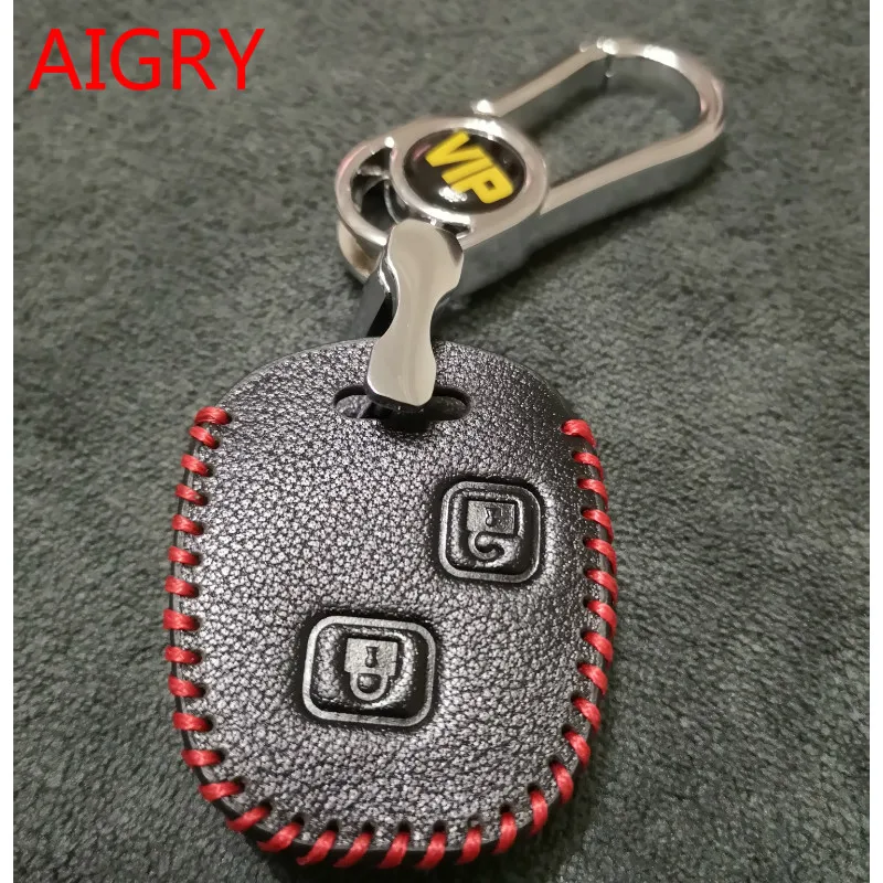 Кожаный чехол для ключей верхнего слоя телефона Toyota Land Cruiser Rav4 Alphard Celica Pixis кожаный