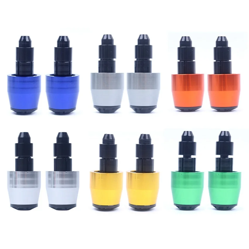 22 мм заглушки для руля рукоятки слайдер вилки универсальные подходят для большинства мотоциклов с 22 мм 7/" ручной бар для Honda Suzuki Kawasaki