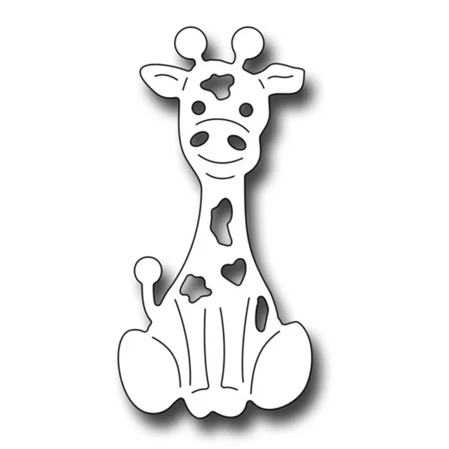 

75*40mm Baby giraffe Animal Metal Craft Dies Cutting die DIY Scrapbooking New 2019 Die Cuts Embossing Stencils Photo Card Decor
