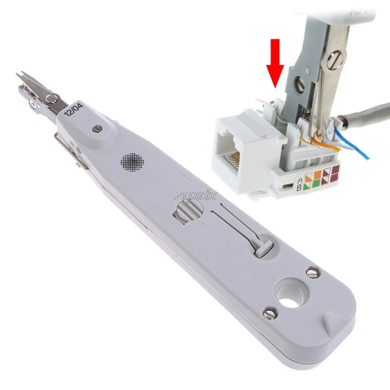 wiretracker Ethernet Network Patch Panel Faceplate Punch Down Tool RJ11 RJ45 Cat5 with Sensor  Drop ship lan cable continuity tester