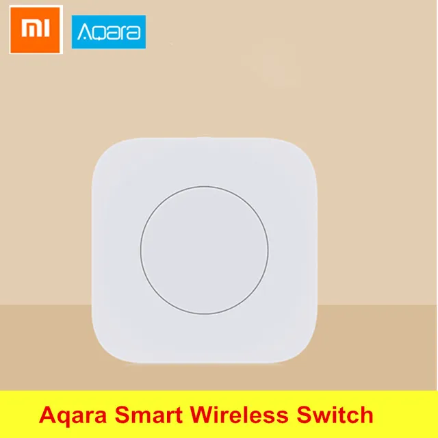 Xiaomi Aqara Smart Wireless Switch Intelligent Application Remote Control ZigBee Wifi Connection For Doorbell International Ver