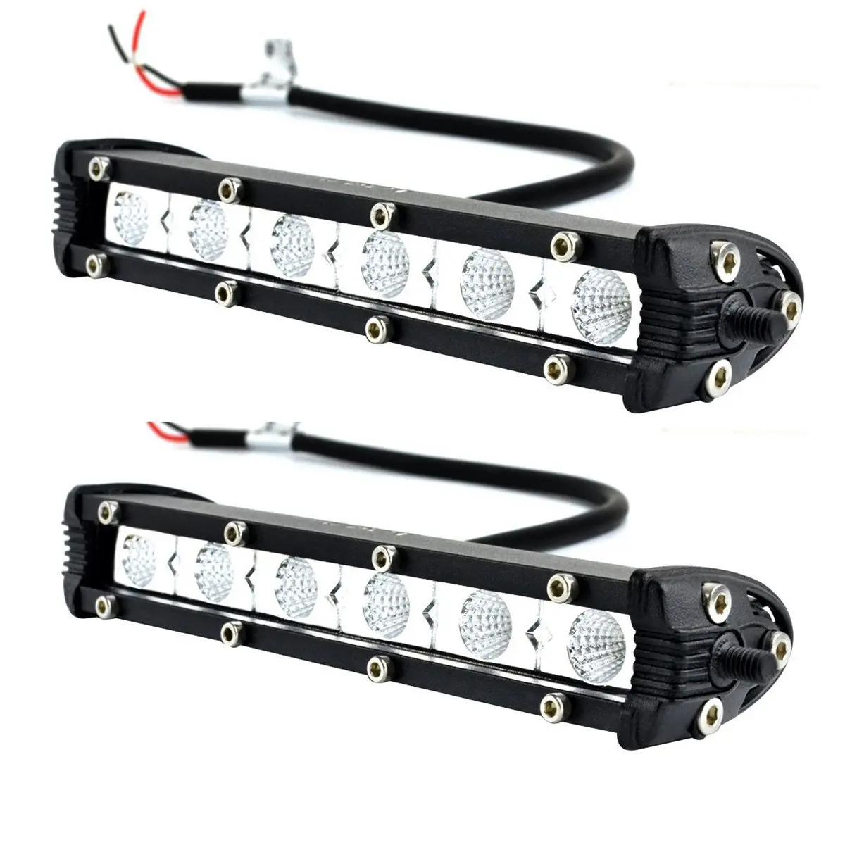 

7 inch 18W Led Car Work Light Bar Led Spot Light Bar 6000K White Driving Fog LED Work Lamp For Offroad SUV 4WD Car Boat