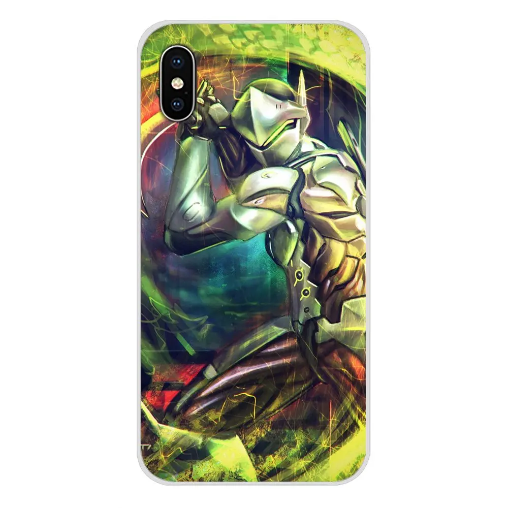 Силиконовые чехлы для часов Genji Character Trailer Apple iPhone X XR XS MAX 4 4S 5 5S 5C SE 6 6S 7 8 Plus ipod touch