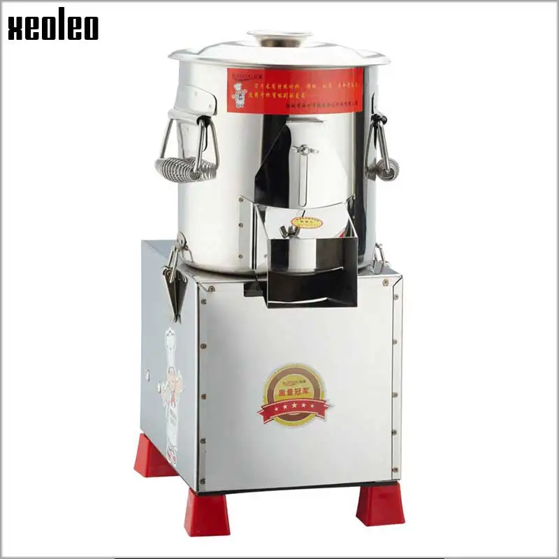 Xeoleo 80kg/h Vegetable Chopped machine Shredding Machine For Radish/Onion/Ginger/Garlic/Eggplant/Potatoes Vegetable cutter