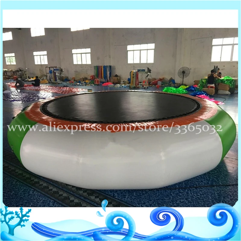 Lake inflatables water games inflatable water trampoline Inflatable Entertainment floating island