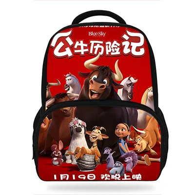Хит, детские рюкзаки с принтом Фердинанда из фильма для девочек-подростков, школьные сумки, сумки для книг для мальчиков - Цвет: 14e7024