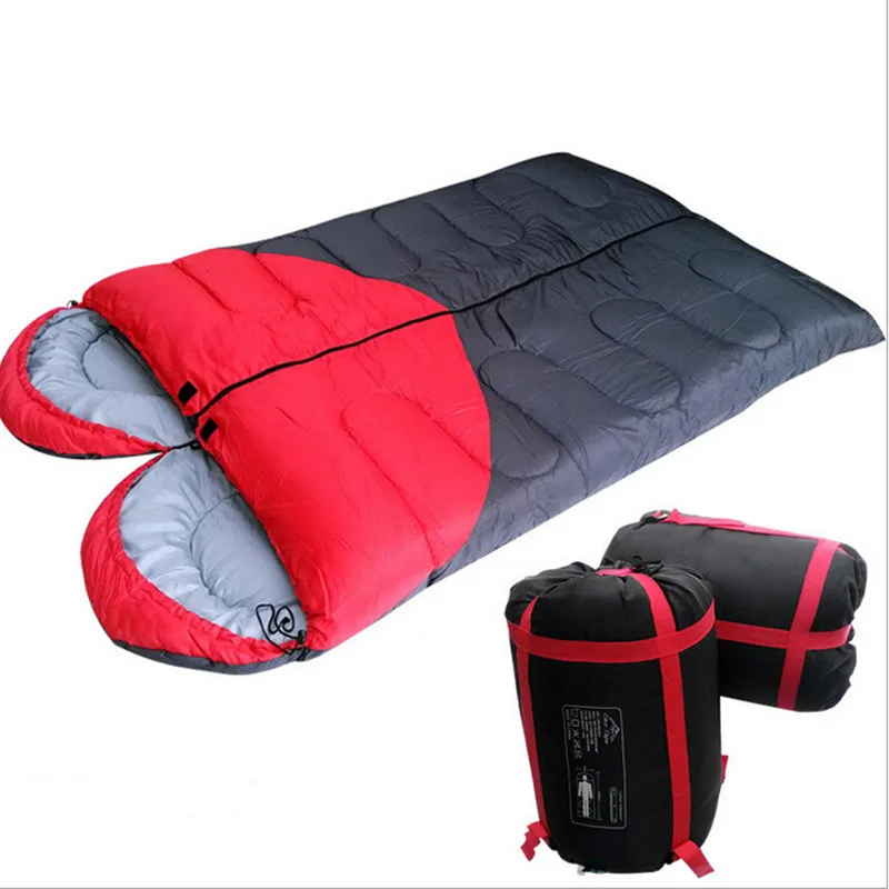 

Camping Double Sleeping Bags Waterproof Envelope Type Breathable Cotton Sleeping Bag Outdoor Camping Equipment Online Stores