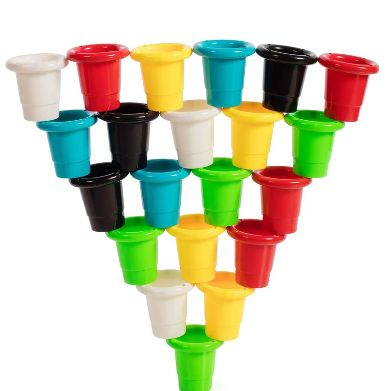 DIY Раннее Образование творческий строительный блок игрушки магнитно перекрывающиеся чашки Детские магнитно перекрывающиеся чашки игрушка в подарок