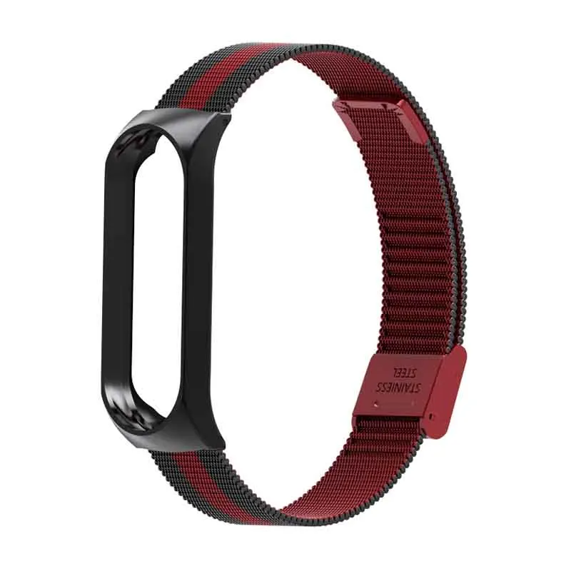 Металлический ремешок mi Band 3 4 для Xiao mi band 3/4 фитнес-браслет Smartband спортивные часы браслеты Correa умные аксессуары