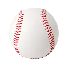 " ручная работа Бейсбол s ПВХ верхняя Резиновая внутренняя мягкая бейсбольная мяча мяч для Софтбола тренировка Упражнение Бейсбол Мячи