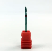 1pcs Carbide Red=Fine Remove Cuticle Nail Drill Bit Nail Art Salon Electric Drill Manicure File Nail Art Tools.
