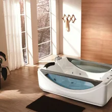 1810*1330*700 мм компактный современный стиль 2 человека использовать чисто акриловое джакузи для массажа ванна с кран(M-2046