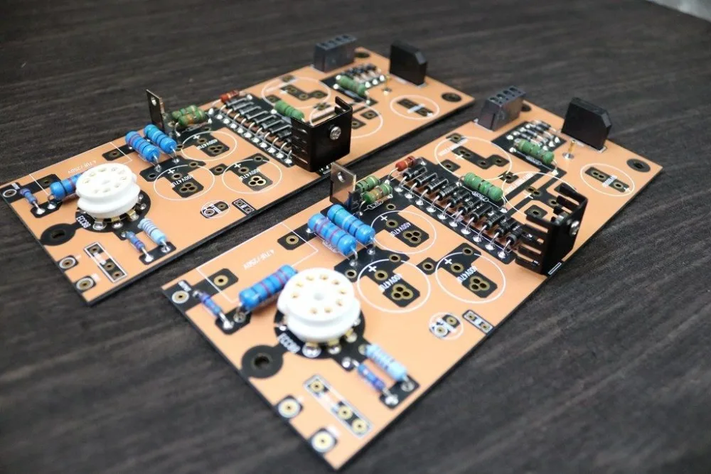 D климо Мерлино 6DJ8 (ECC88) вакуумная трубка предусилитель аудио платы DIY Kit|Усилители
