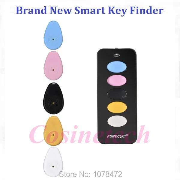 Новое поступление междугородние Smart Key Finder 5ch Беспроводной электронный Потерянный напоминание с 5 брелок приемник для Потерянный ключ Locator