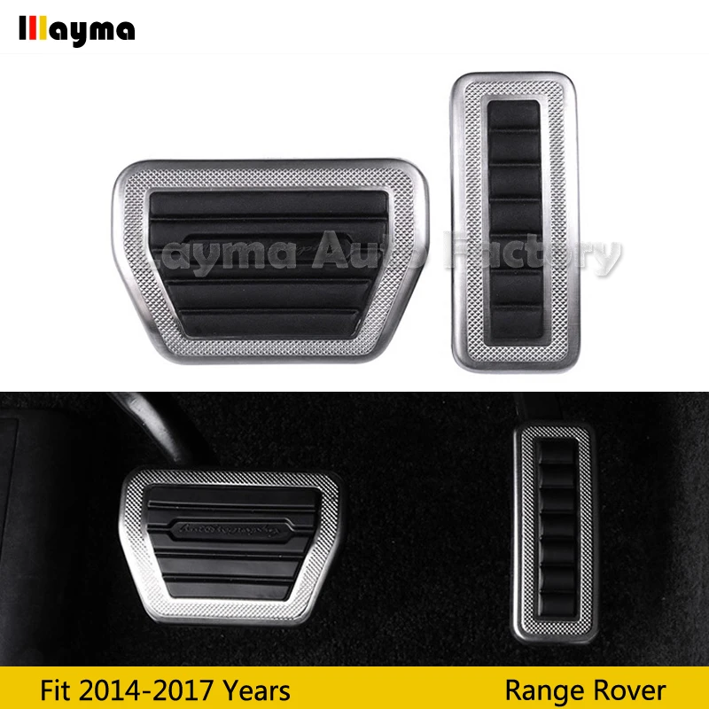

SV style Aluminum alloy & Rubber pedals for land rover range rover 2014 2015 2016 2017 year car pedal