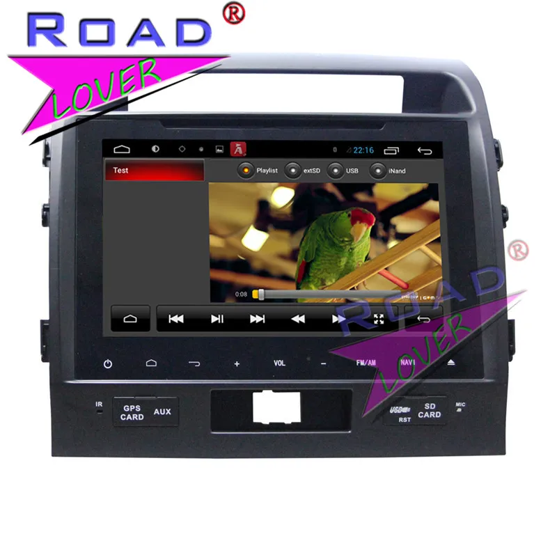  TOPNAVI 2G+32GB Quad Core Android 6.0 Car Media Center Player Audio For Toyota Land Cruiser 200 200