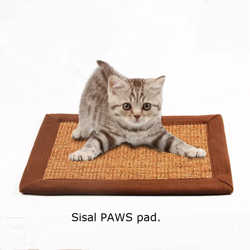 Sisal carpet pet MATS cat claw pad wear resisting S 30*40 cm , L 40*