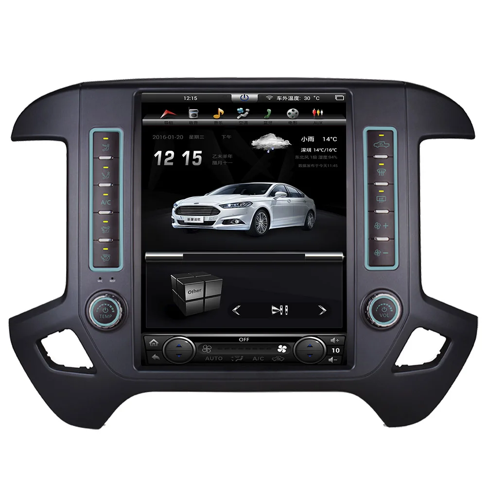 Aotsr 12," ips Android 7,1 автомобильный без dvd-плеера gps навигация для Chevrolet Silverado и GMC Sierra стерео блок мультимедиа WiFi