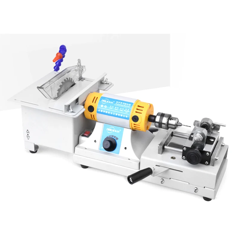 

Multifunction Bench Grinder Drilling Machine Polisher Cutting Grinding Carving Machine Bench Saw For Jade Root Wood Metal DIY