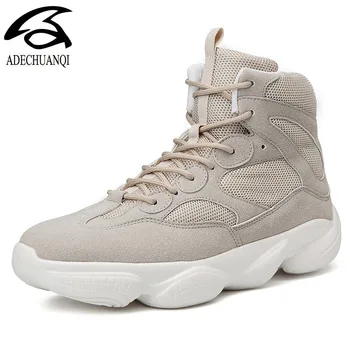 

Men Fashion Casual Shoes Sneakers Autumn High Top Trend Man Shoes Brand Comfortable Breathable Waterproof Walking Shoes