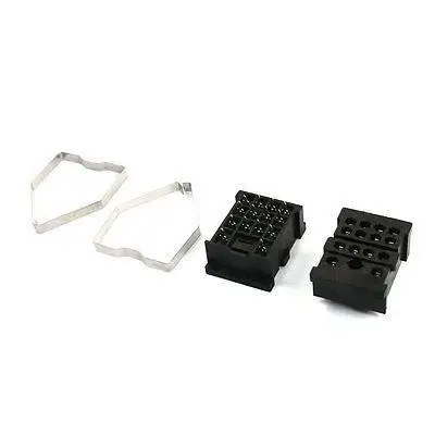 

2pcs 18FF-4Z-A2 PCB Board Mounted Timer Relay Socket Base for MY4J/MY4NJ