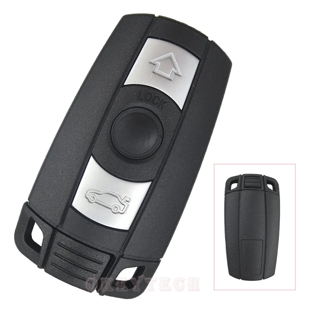 Taille Case avec batterie Coque de clé à pour BMW série 1 3 5 6, E90, E91, E92