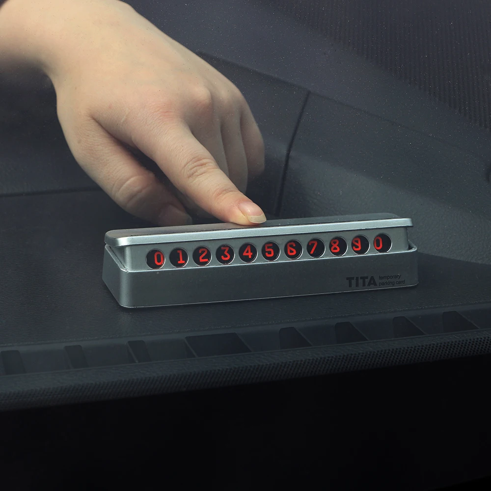 

Car Temporary Parking Card Mobile Phone Number Card Hidden Replace Car Sticker Drawer Plate Rocker Switch Auto Accessories