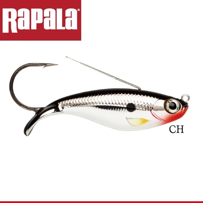 Rapala WEEDLESS SHAP WSD08 8 см/16 г жесткая качественная профессиональная приманка с одним крюком для литья и троллинга 3D BADY - Цвет: WSD08-CH