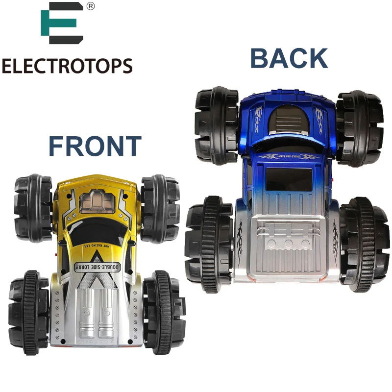 ET 6CH RC Car Vehicles Double Sided Remote Control Car 360 Degree Spinning and Flips Stunt Car