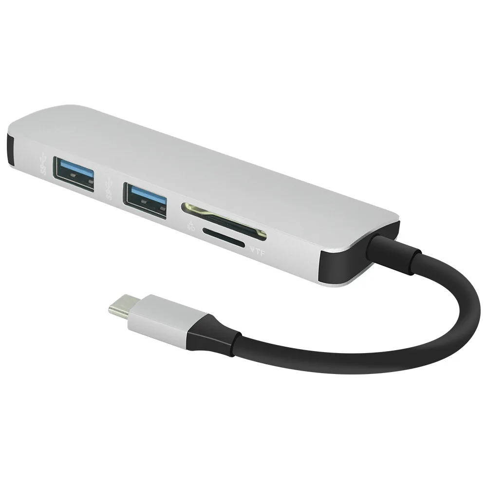 

Type-c docking station for type c to HDMI hub splitter with card reader usb c to usb 3.0 adapter macbook usb hub for Huawei P30