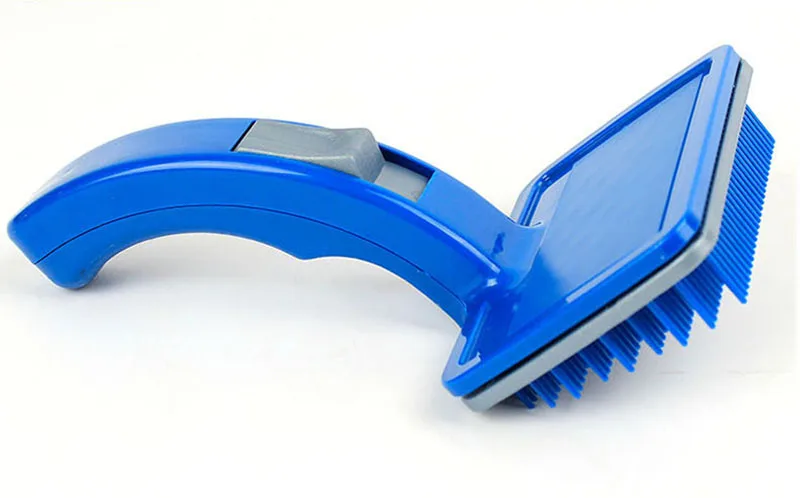 Soft and Comfortable Self Cleaning Pet Hair Comb Grooming Trimmer Hair Removal Brush for Dog Cat Rabbit Horse4