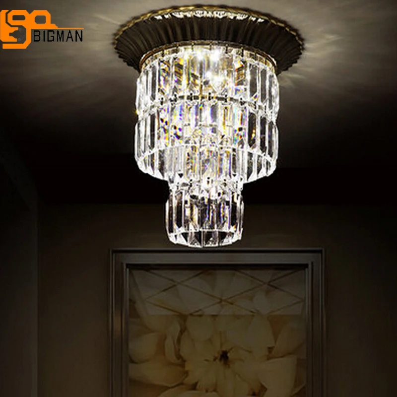 

New design contemporary ceiling chandelier crystal lamp modern chandelier for living room hallway lights