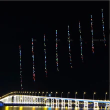 Высокое качество 5 м Светодиодные змеи 36p Светодиодная лампа воздушный змей катушка наружные игрушки parafoil pipa windsockskite фольга 8 веселых огней