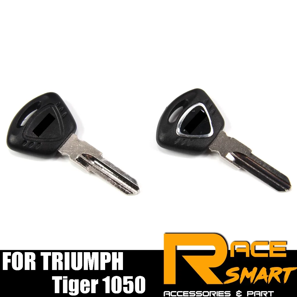 Ключ мотоциклетный Uncut Blank Key кольца для ключей с черным лезвием TRIUMPH Tiger Speed Triple 1050