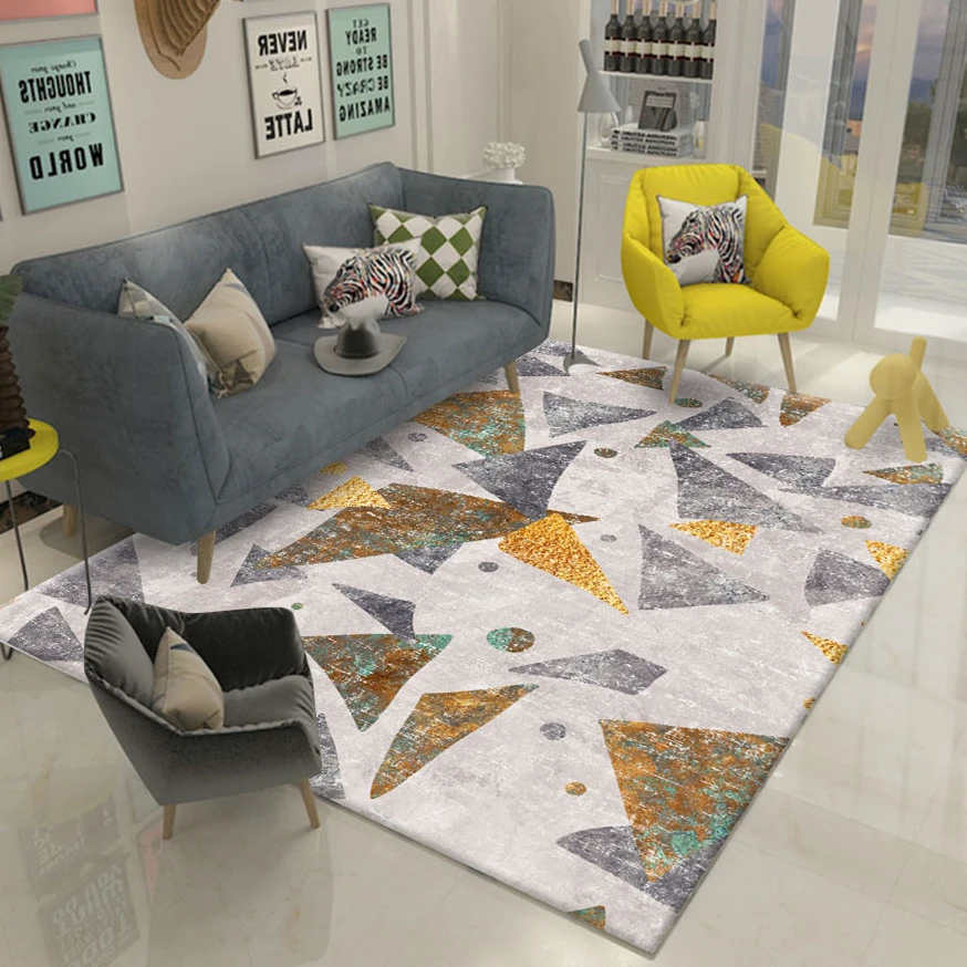 Скандинавский геометрический Коврик для гостиной, спальни, кабинета, прикроватные коврики прямоугольный декор, витрина, коврики для дома, 3D Рисунок, коврик для йоги - Цвет: Style 8