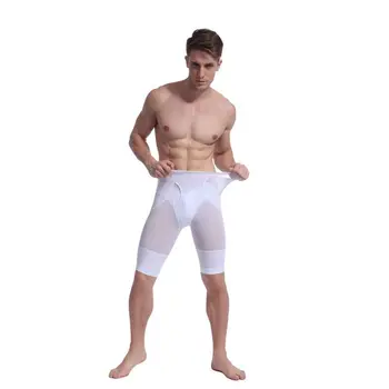 

New Men's Hip Plastic Legs Shaped Slim Five-Piece Body Shaping Pants