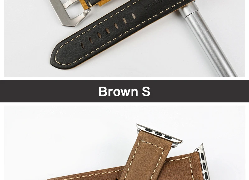 MAIKES новые винтажные Кожаные Ремешки для наручных часов для iwatch Браслет Apple watch ремешок 44 мм 40 мм 42 мм 38 мм серия 4 3 2 1 ремешок для часов