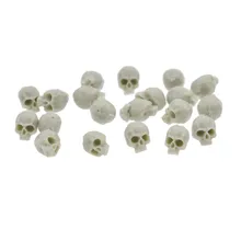 20 шт. мини-модель черепа ПВХ Кукольный дом миниатюрная фигурка современный дом песок стол сад Декор Прямая