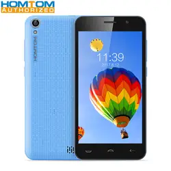 Оригинальный HOMTOM HT16 5,0 дюйма 3g смартфон MTK6580 4 ядра 1 ГБ Оперативная память 8 GB Встроенная память пробуждения жест 5MP Камера 3000 mAh мобильный