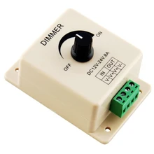 DC12V/24 V 8A светодиодный диммер Cotroller для 3528 и 5050 светодиодный одноцветный светодиодный светильник