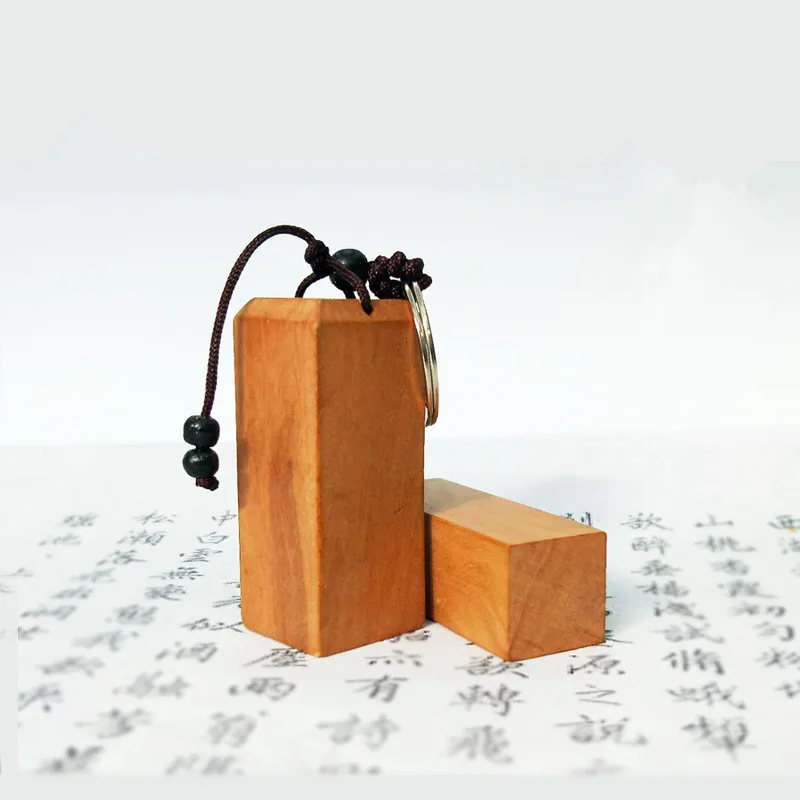 

Blank stamps jujube wood square stamp craft seal professional seal material wholesale