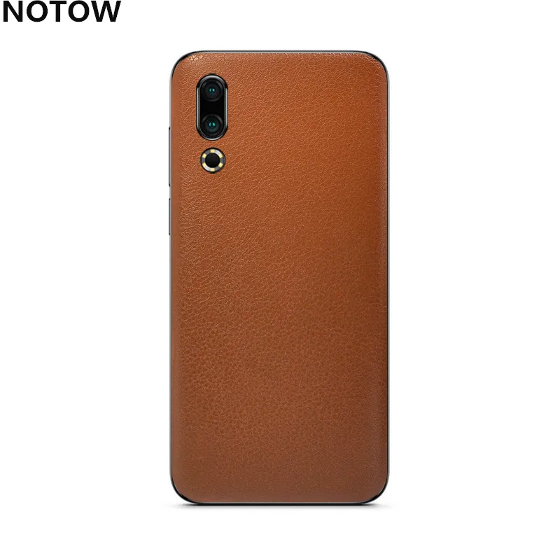 cases for meizu belt NOTOW Fashion leather PVC Sticker Wrap Skin Mobile Back Paste Protective Film case for meizu 16s/16XS/16th/16x/16thPlus Cases For Meizu