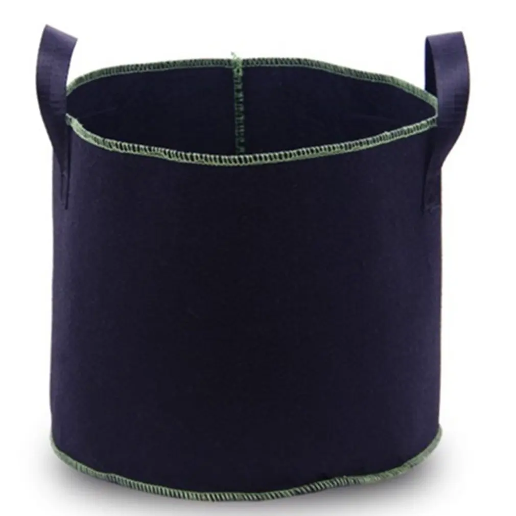 

Potato Felt Planting Bag Three-dimensional Balcony Plant Bag Green Wall Bag Black Color Durable Portable
