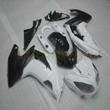 

Screws+Custom white black ABS motorcycle cowl for 650R ER6f 2009 2010 2011 ER6F Fairing