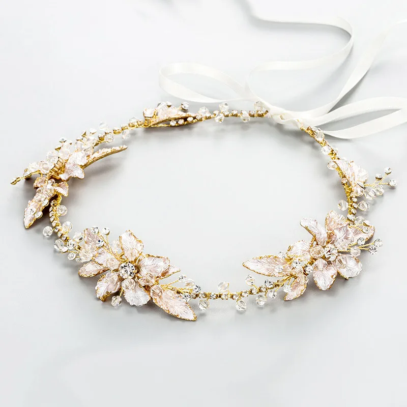 SLBRIDAL Luxury Handmade Rhinestones Crystal Pearls Flower Wedding Headpiece Bridal Tiara Headband Hair accessories Bridesmaids цена SLBRIDAL Luxury Handmade Rhinestones Crystal Pearls Flower Wedding Headpiece Bridal Tiara Headband Hair accessories Bridesmaids цены онлайн