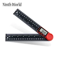 2 в 1 Цифровой угломер Инклинометр электронный угловой датчик угловая линейка плотник измерительные инструменты 0-200/300 мм